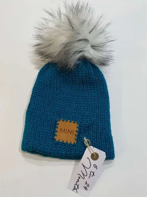 Knitted Toque,Beanie (Blue)