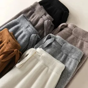 Knitting trousers for women