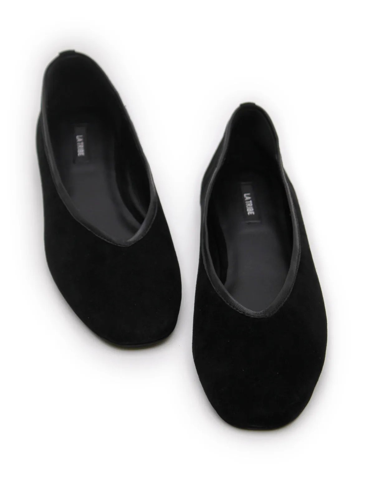 La Tribe | Emme Flat - Black Suede