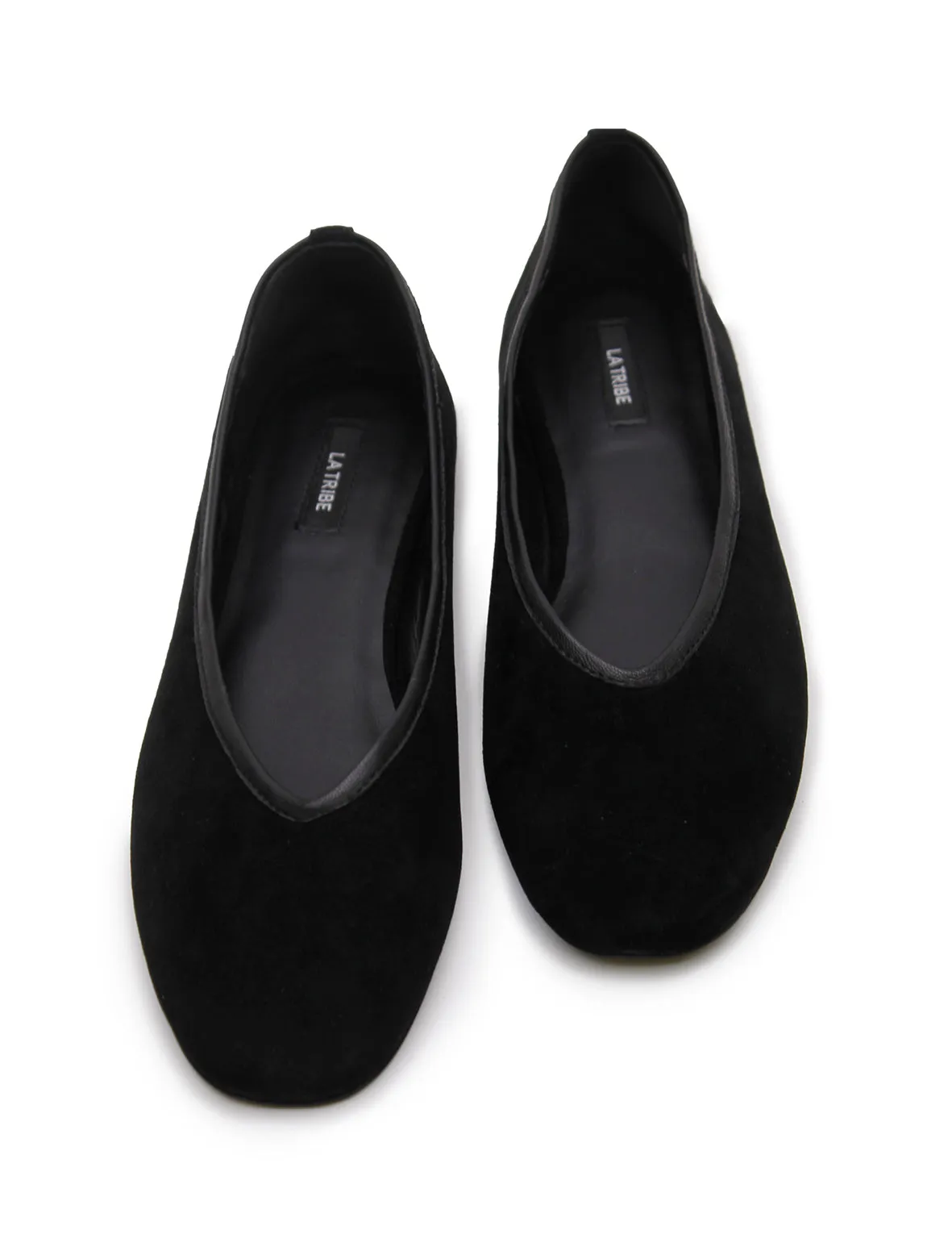 La Tribe | Emme Flat - Black Suede