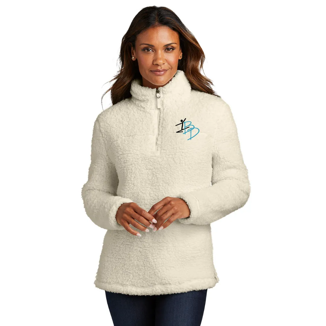 Ladies Cozy 1/4-Zip Fleece