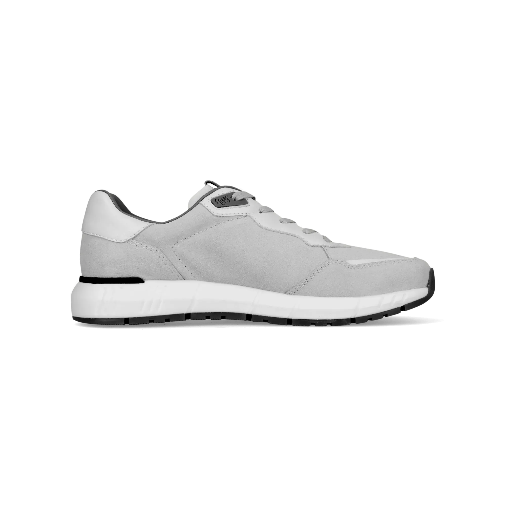 Leder Sneaker grau