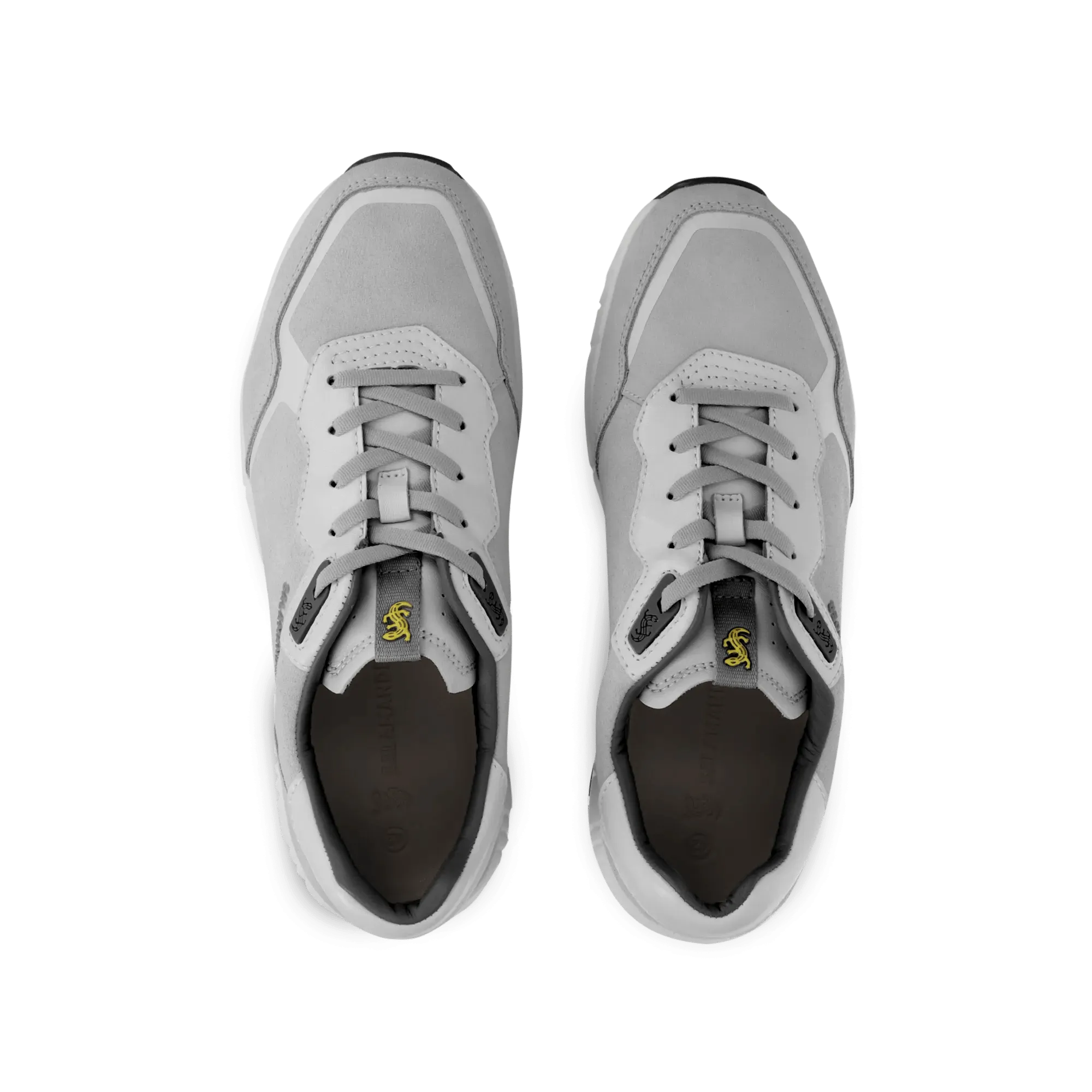 Leder Sneaker grau