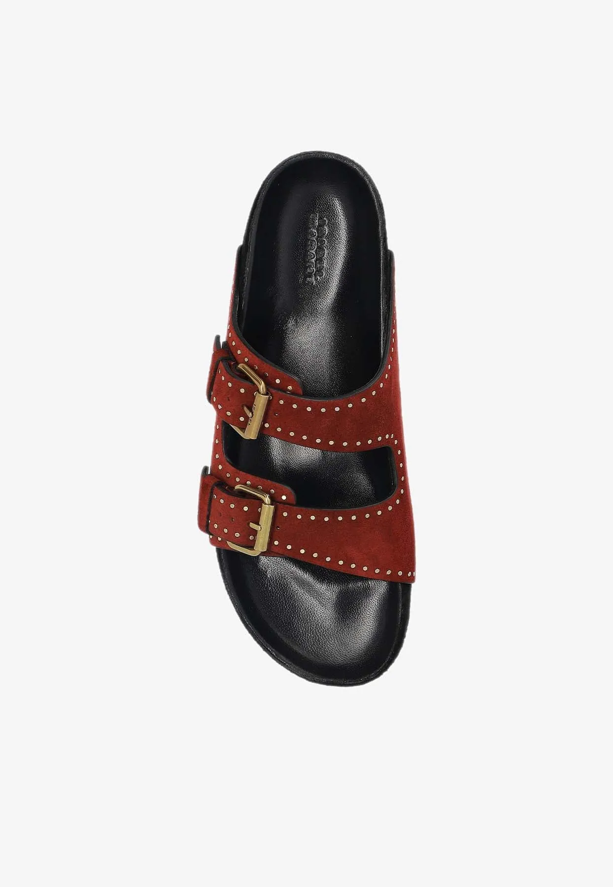Lennyo Suede Buckle Sandals