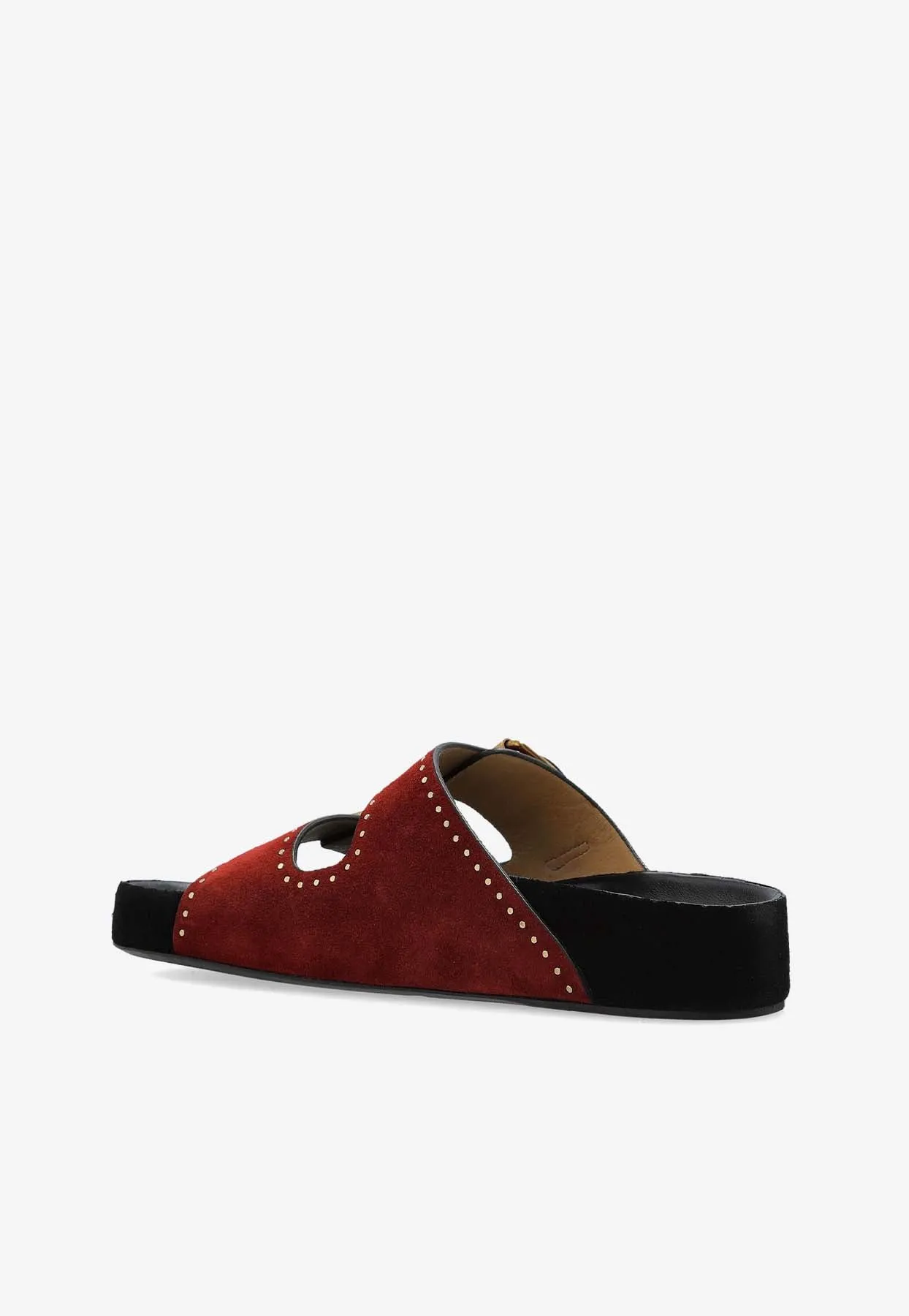 Lennyo Suede Buckle Sandals