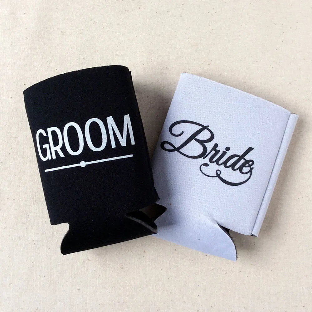Let The Adventure Begin - Wedding Can Cooler #137R