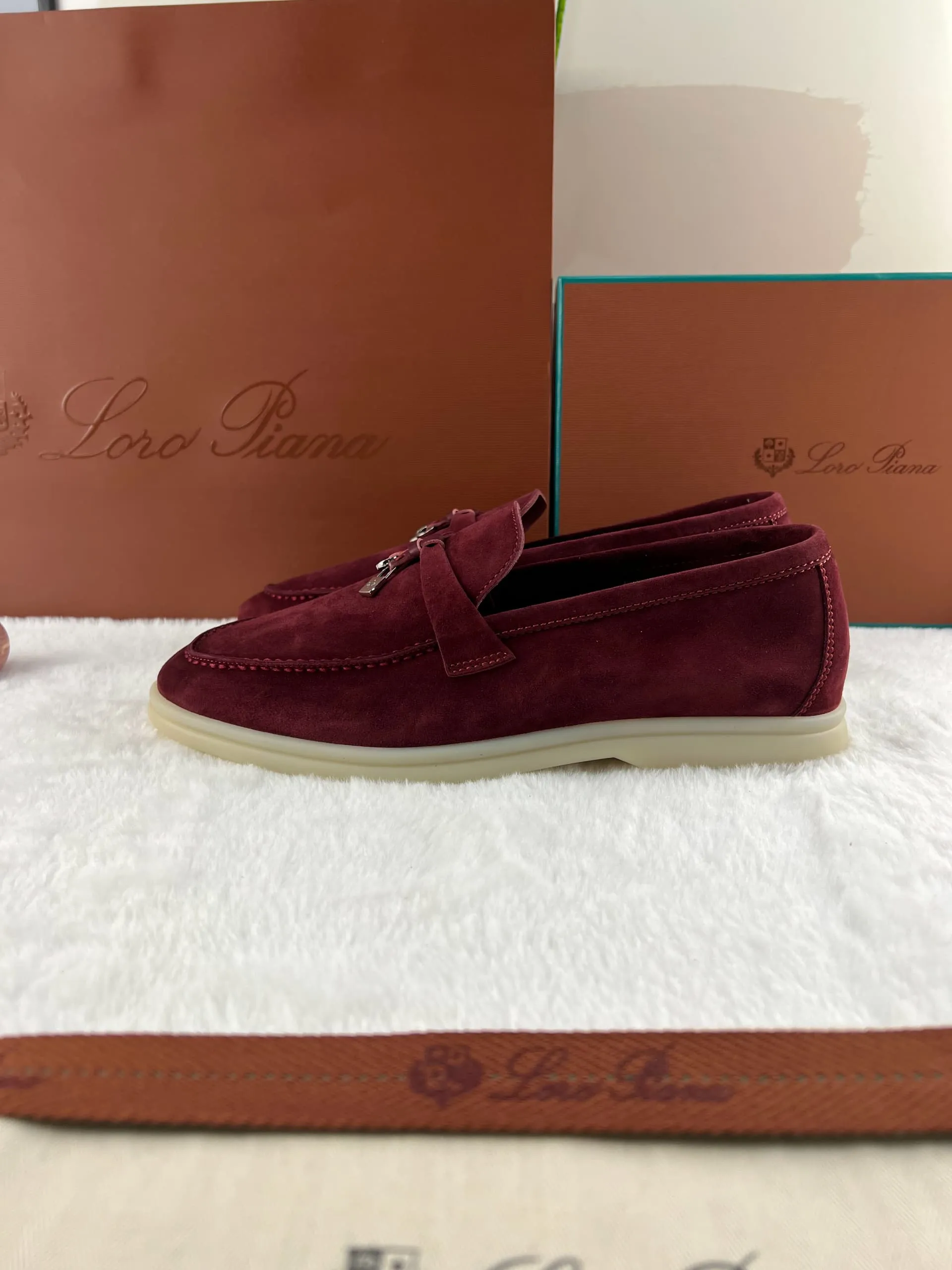 Loro Piana Summer Magic Walking Shoes - Shiny Amarat