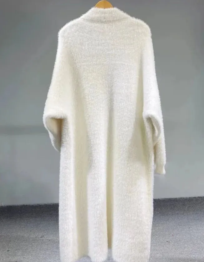 Mally Faux Mink Fur Cardigan