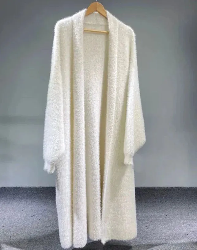 Mally Faux Mink Fur Cardigan
