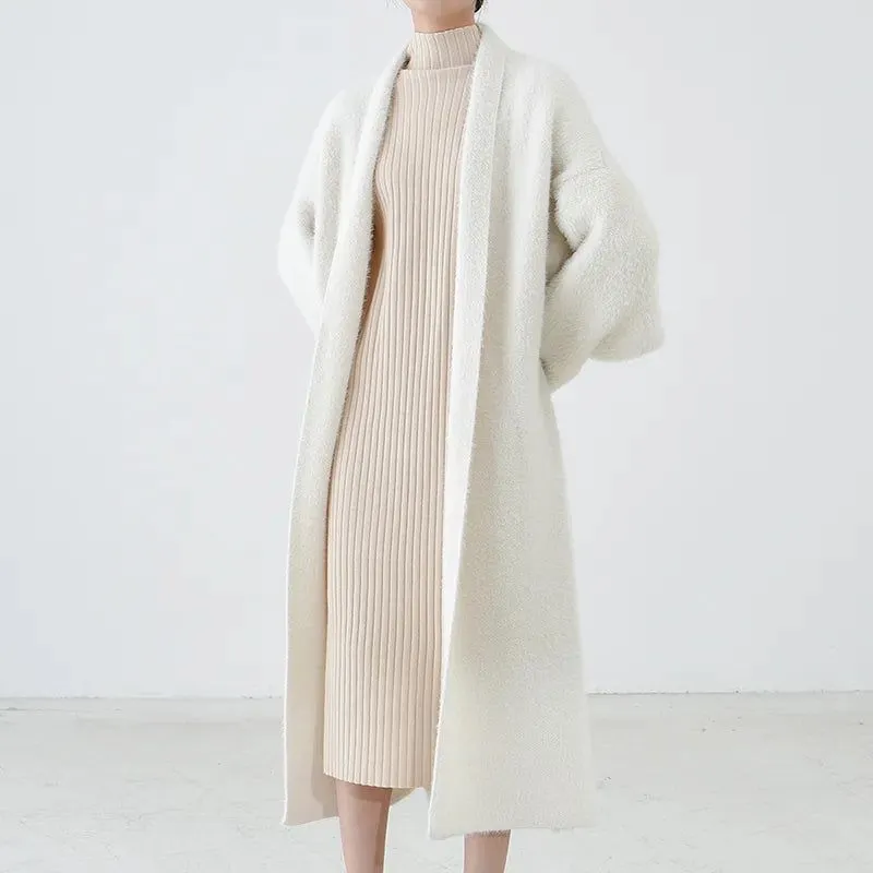 Mally Faux Mink Fur Cardigan