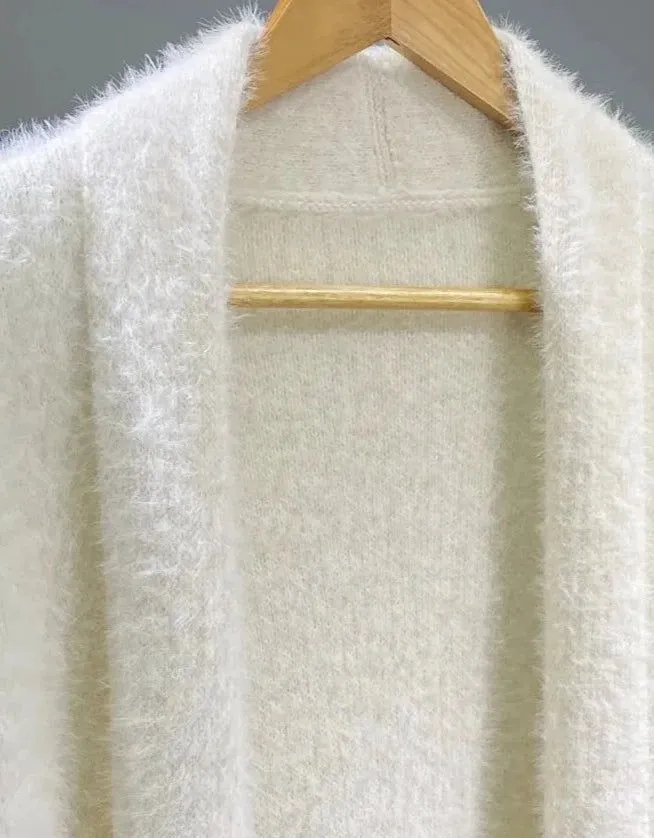 Mally Faux Mink Fur Cardigan