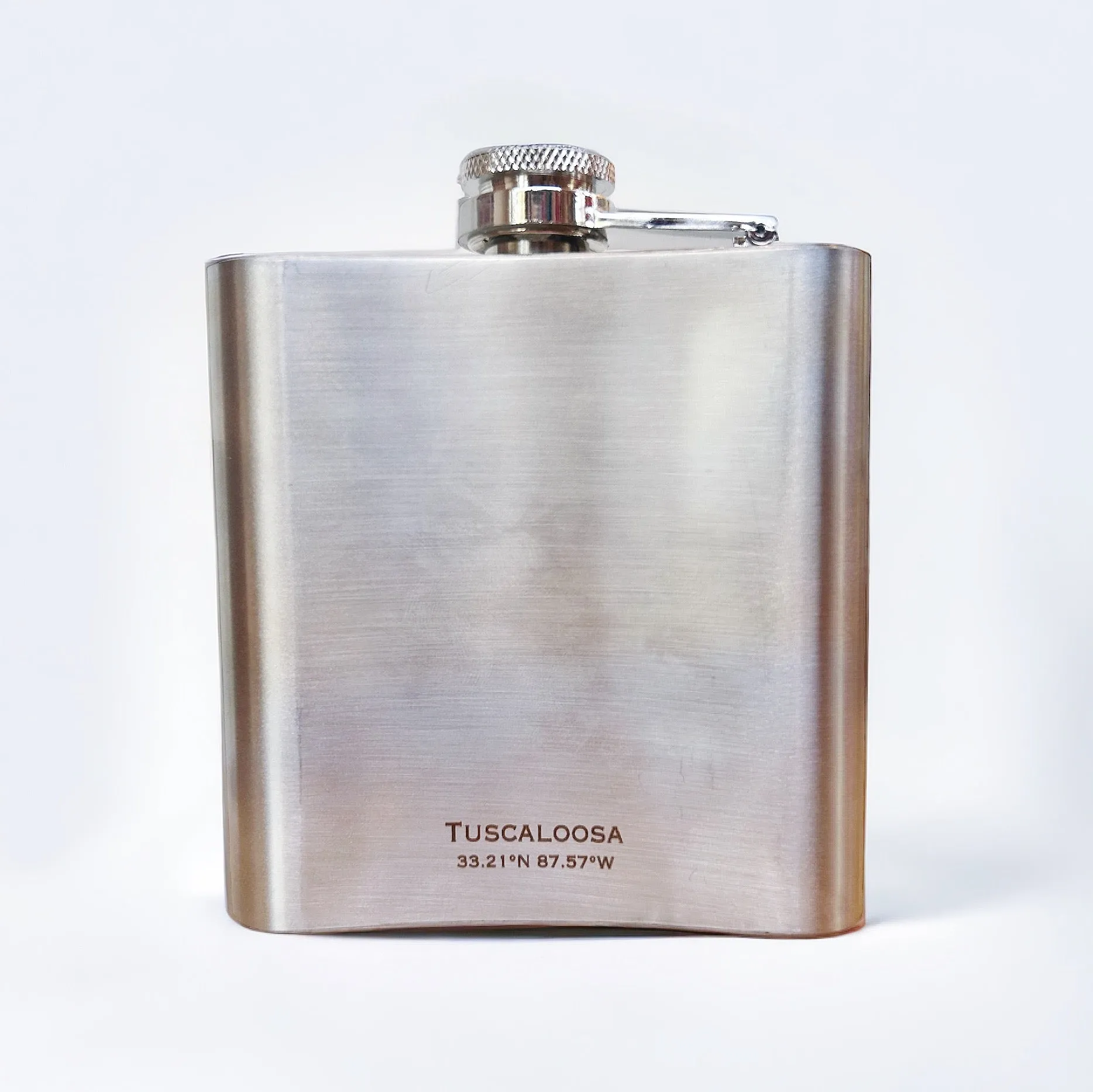 Map of Tuscaloosa Flask
