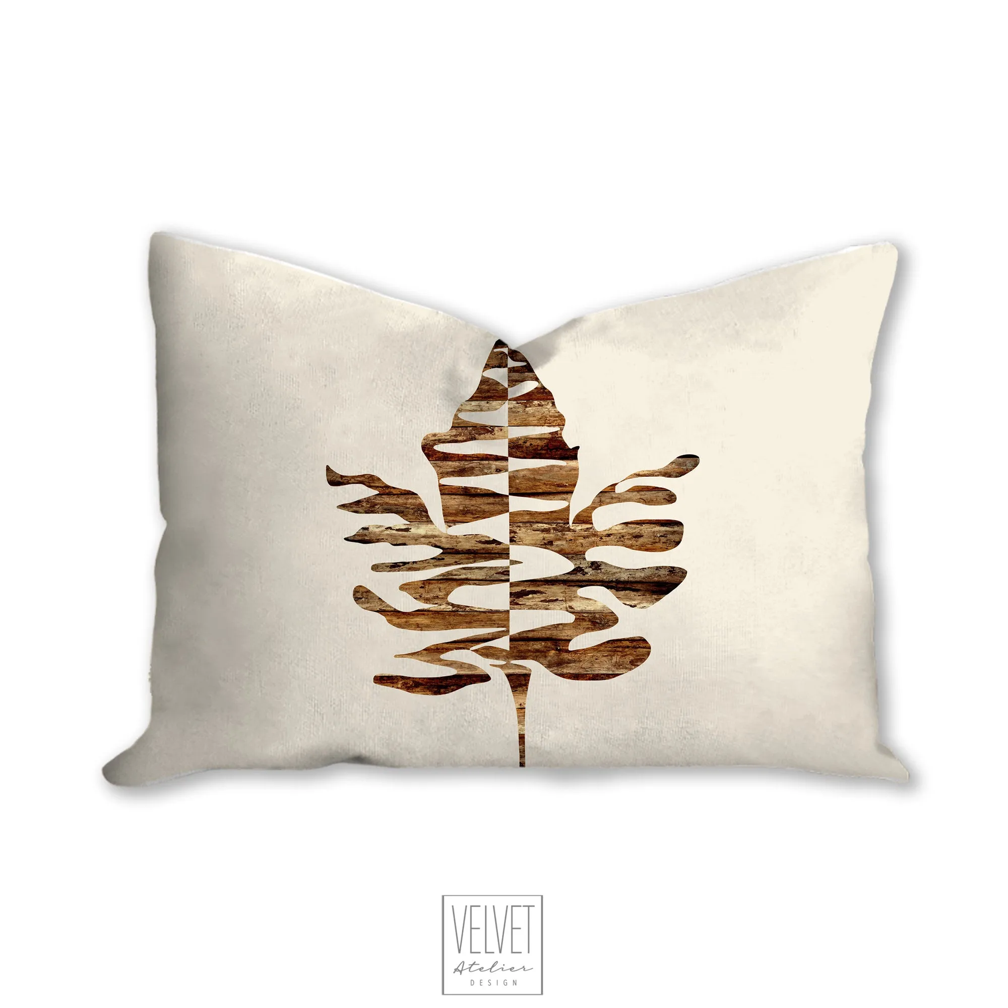 Maple leaf throw pillow, brown and beige, fall decor, fall pillow, autumn, thanksgiving decor, home, pillow cover and insert, accent pillow
