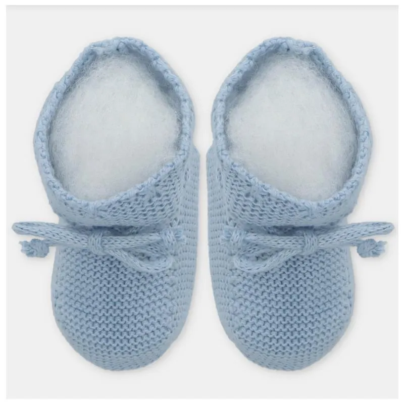 Martin Aranda - Baby Booties Knit Montefioralle, Lavanda