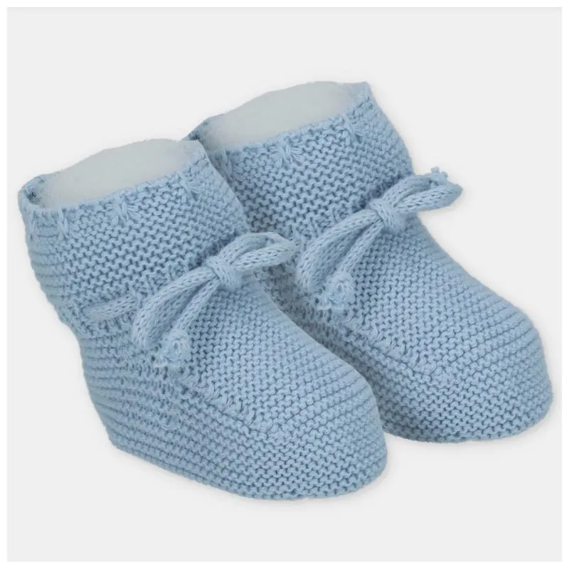 Martin Aranda - Baby Booties Knit Montefioralle, Lavanda