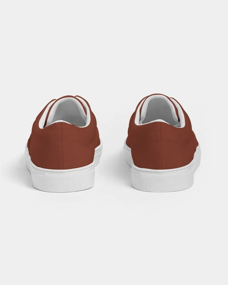 Medium Dark Midtone Red Canvas Sneakers | Women's | C0M80Y80K60
