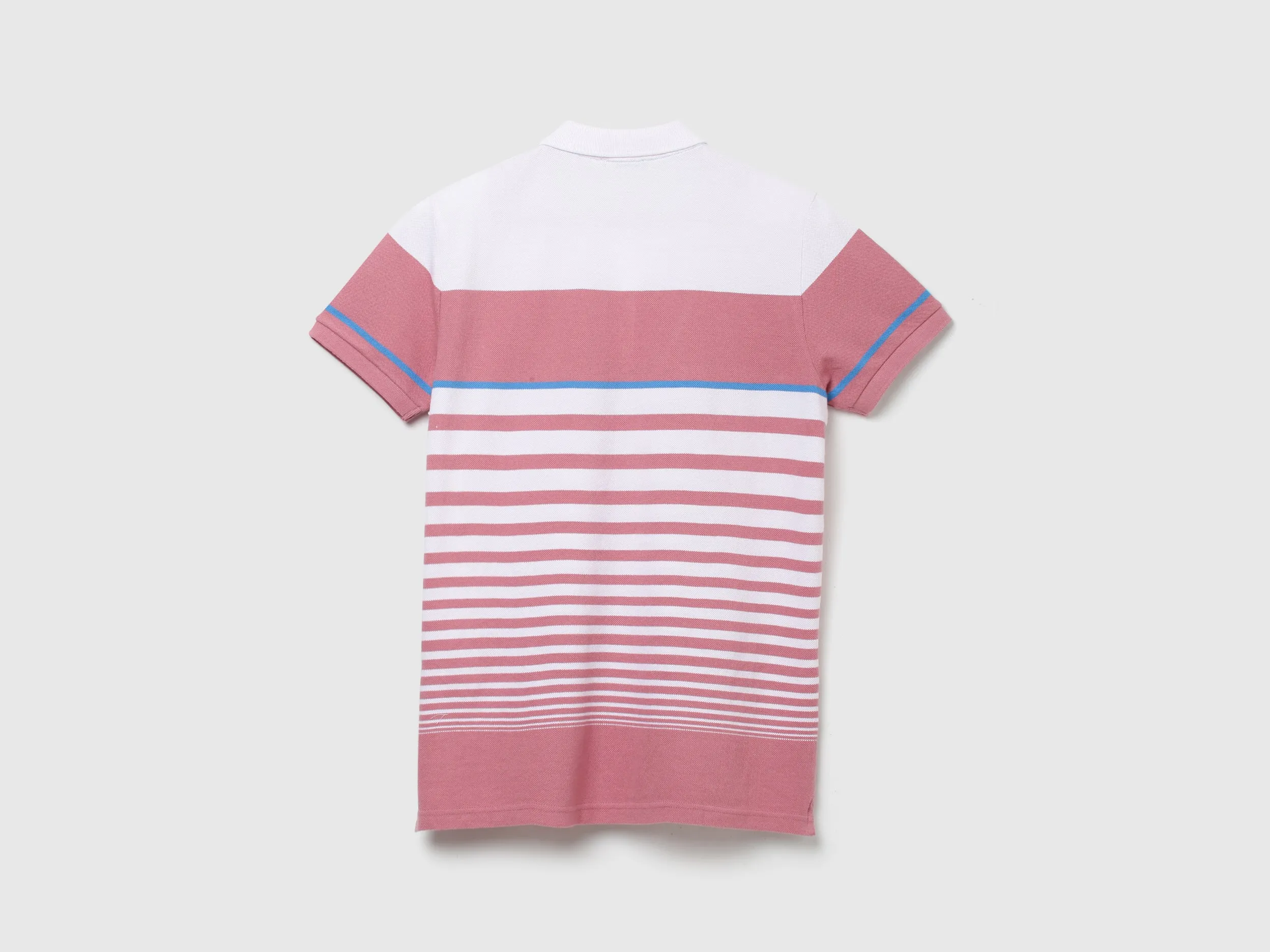 Men Striped Polo Collar T-Shirt