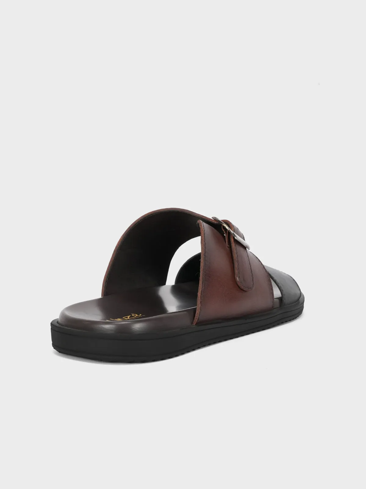 Mens "YANNICK" Casual Leather Slippers
