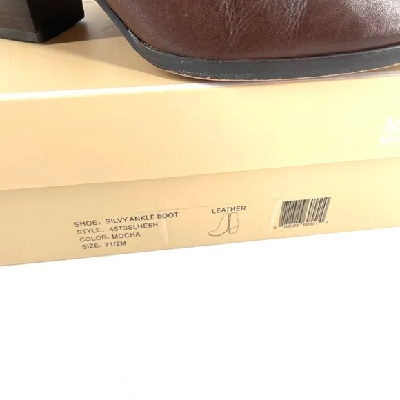 Michael Kors Silvy Calf Hair &amp; Leather Ankle Booties in Mocha