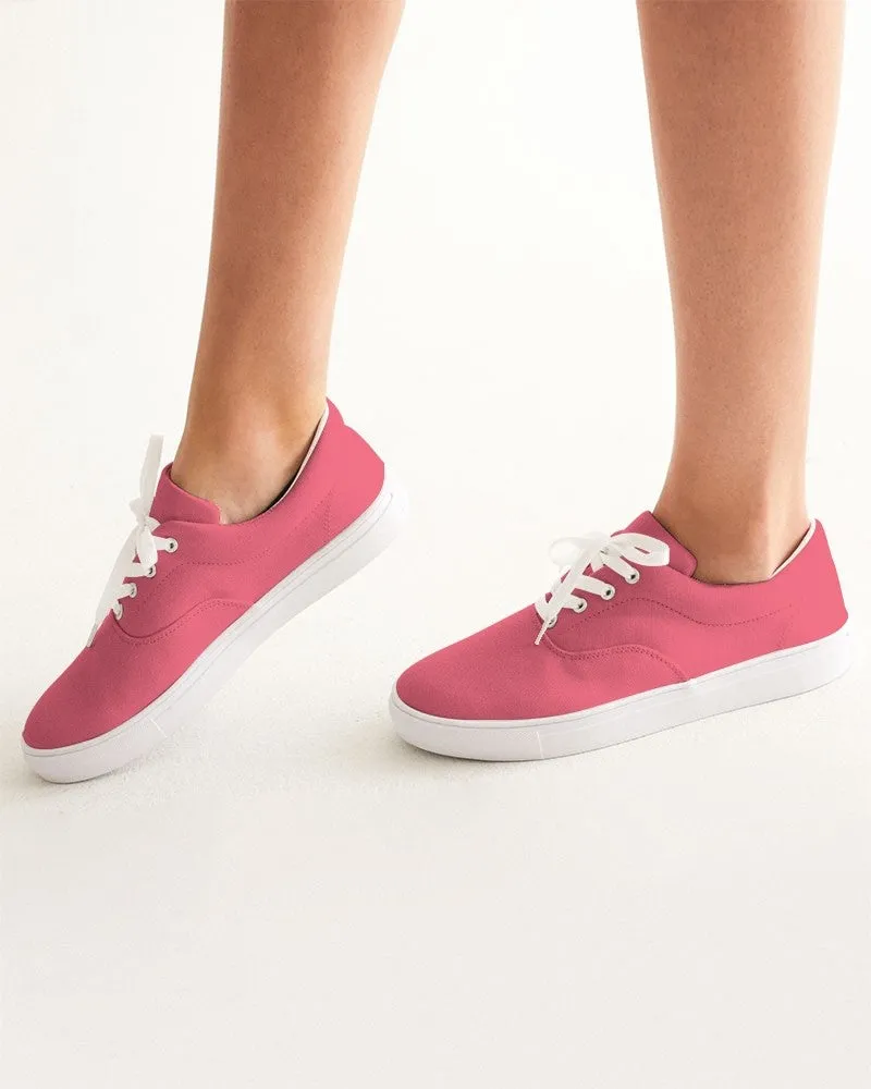 Midtone Pink Canvas Sneakers | Women's | C0M80Y40K0