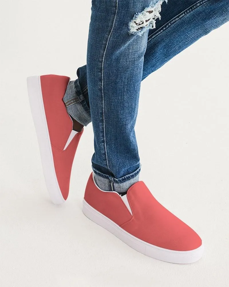 Midtone Red Slip-On Canvas Sneakers | Men's | C0M80Y60K0