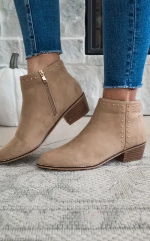 MODEL SHOES: Corky Casanova Bootie - Camel - Final Sale