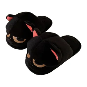 Moody Cat Slippers