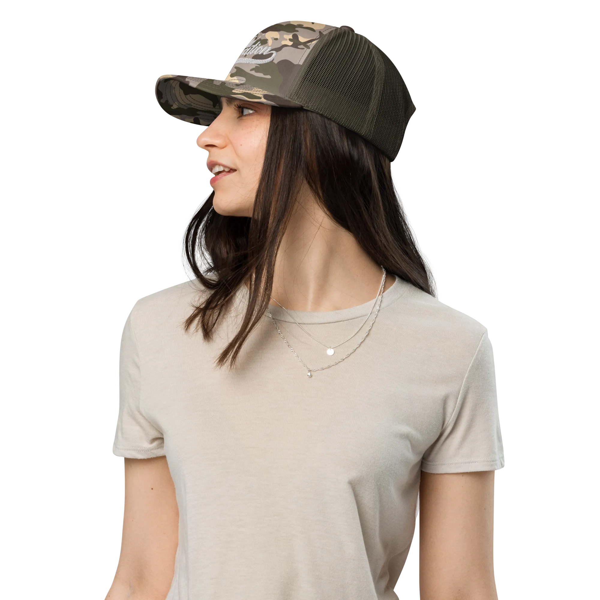 Motivation Camouflage trucker hat