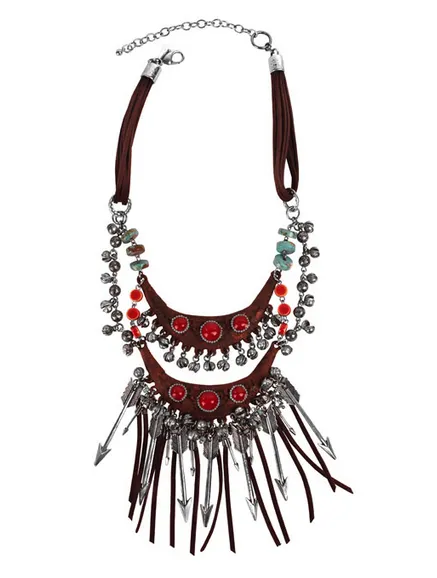 Necklace - Collar & Fringe