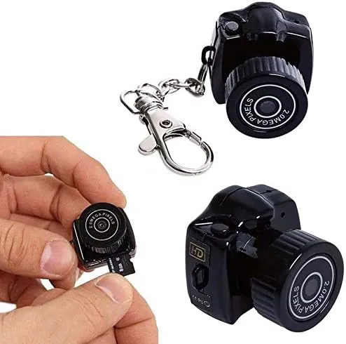 NEW Retails $120 QEBIDUM Y2000 Mini DV DVR Camera Camcorder Video Cam for Webcam Helmet Bike Motorbike Hiking Sports