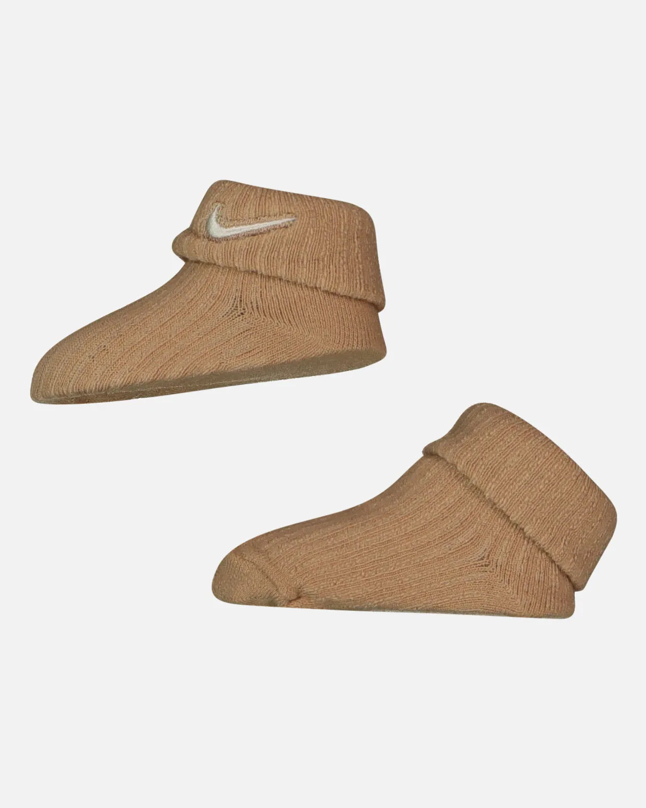 Nike Infants' Rib Knit Romper and Socks Set Brown