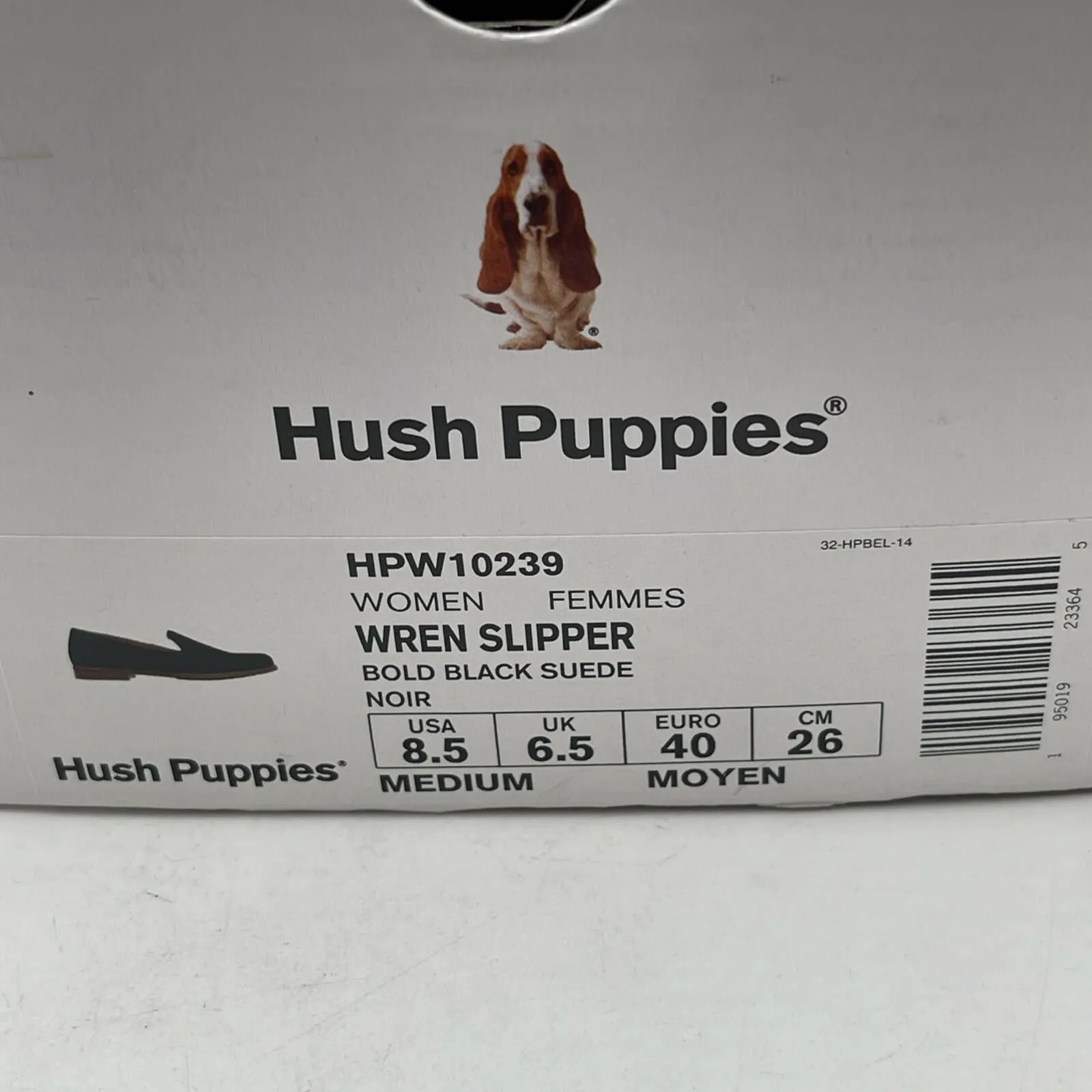 NWB Hush Puppies Wren Loafer Women's Black Size 8.5