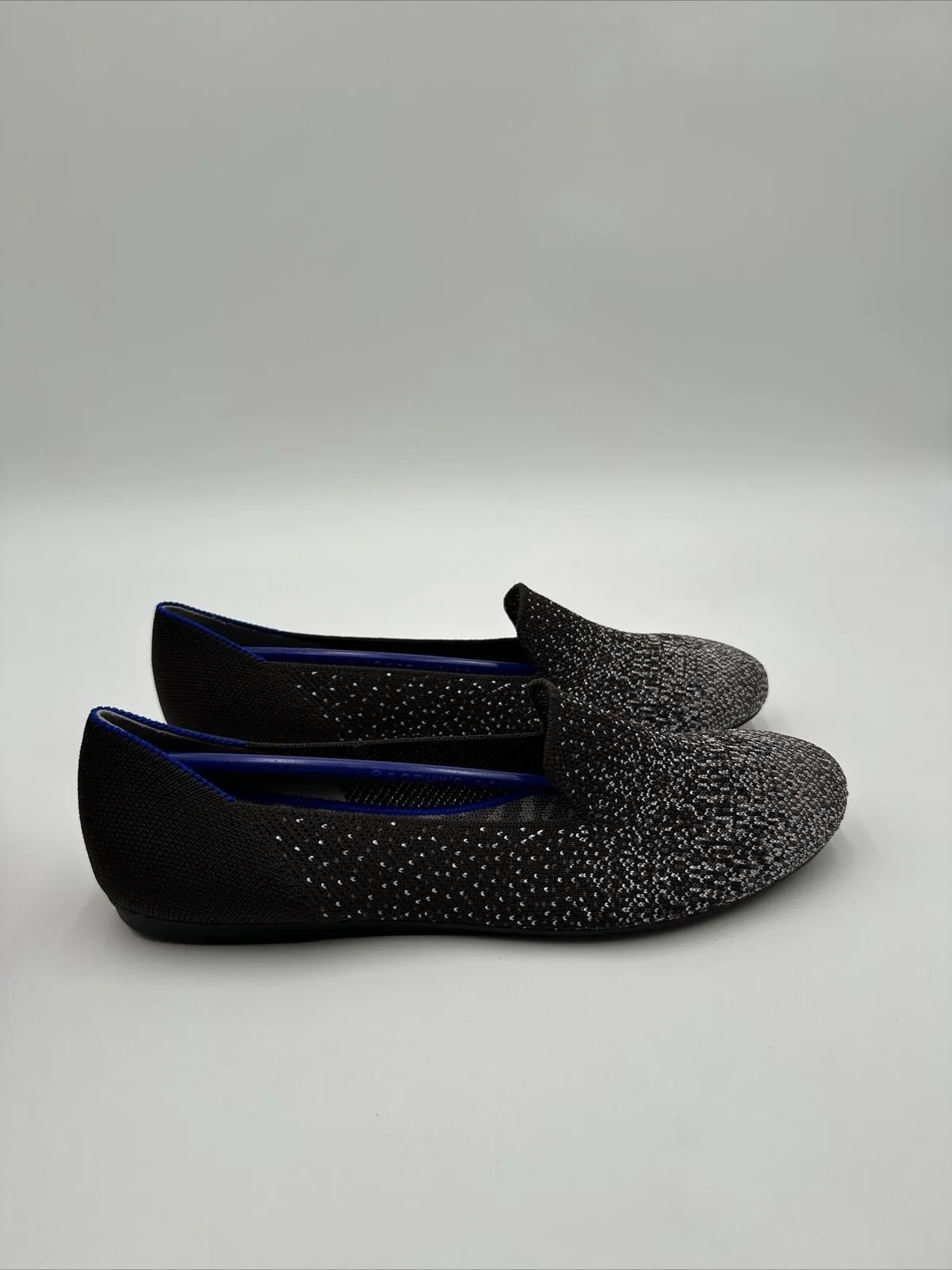 NWOB ROTHY’S The Loafer Brown Twilight Metallic Sparkle Women’s Size 8.5 - Like New