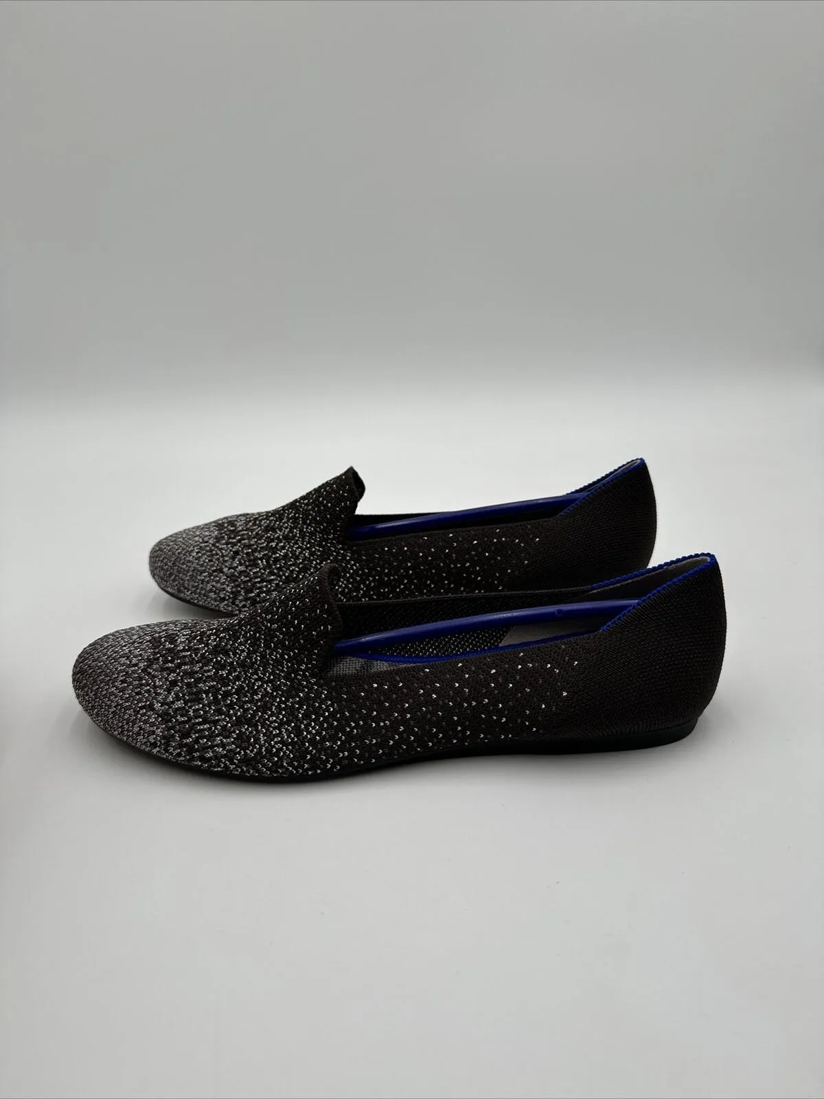 NWOB ROTHY’S The Loafer Brown Twilight Metallic Sparkle Women’s Size 8.5 - Like New