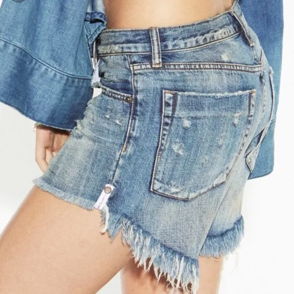 One Teaspoon blue suede outlaws NWT