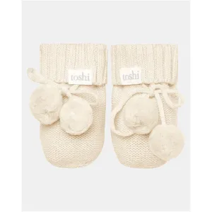 Organic Booties Marley - Feather