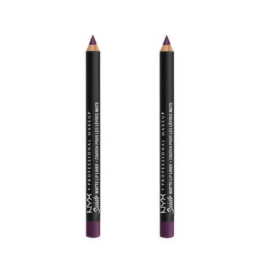 Pack of 2 NYX Suede Matte Lip Liner, Subversive Socialite SMLL19