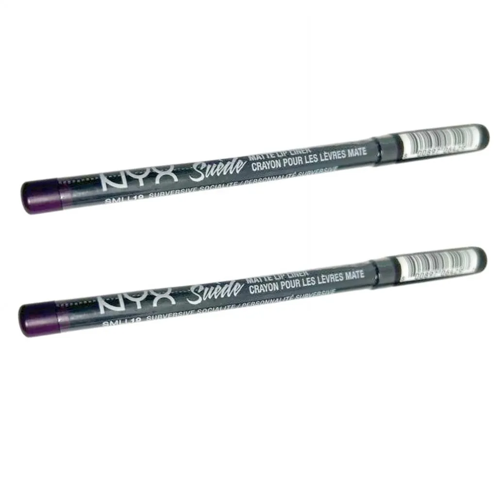 Pack of 2 NYX Suede Matte Lip Liner, Subversive Socialite SMLL19