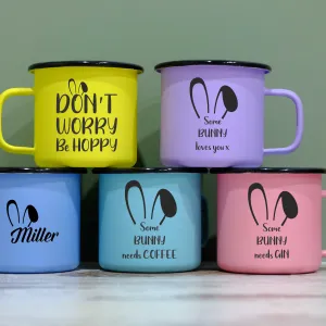 Pastel Matt Enamel Mug 360ml - Easter