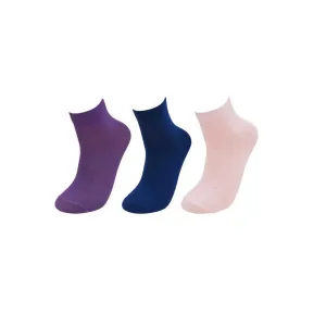 Plain Women Socks Pack of 3 - Comfortable & Stylish 6N
