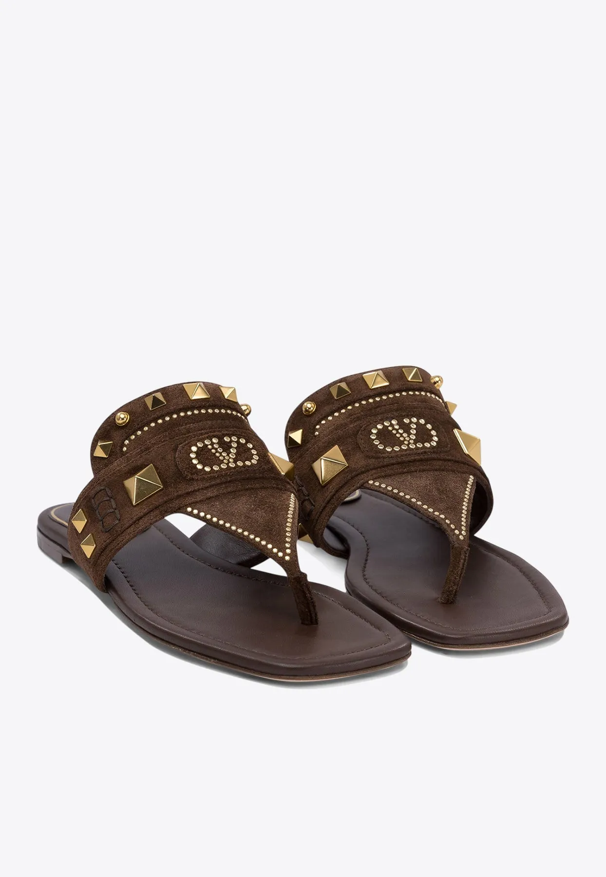 Plaster Caster Studded Thong Sandals