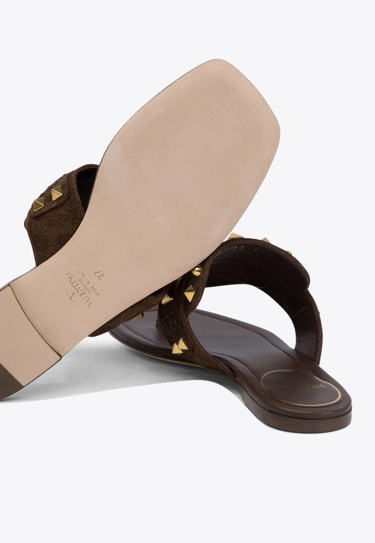 Plaster Caster Studded Thong Sandals
