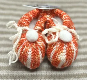 Pumpkin style booties
