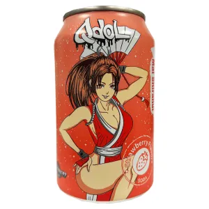 QDOL Soda Water Strawberry Flavour 330ml ~ QDOL 草莓多多风味气泡水 330ml