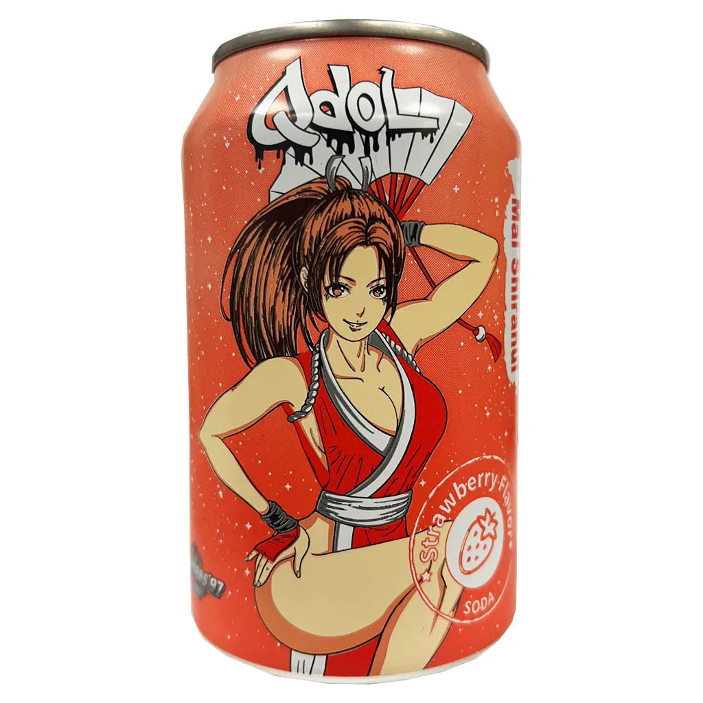 QDOL Soda Water Strawberry Flavour 330ml ~ QDOL 草莓多多风味气泡水 330ml