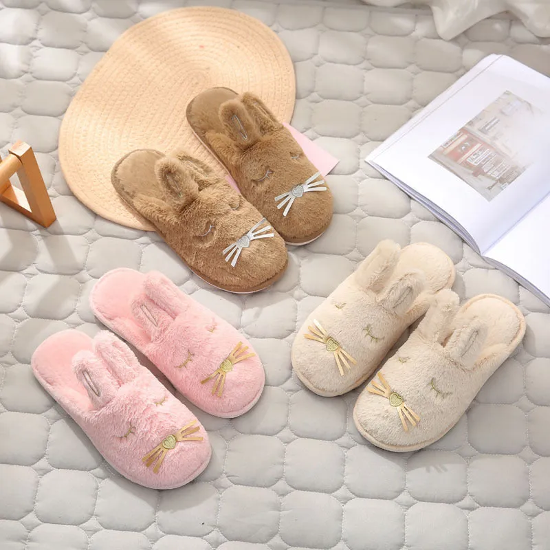 Rabbit Warm Slippers