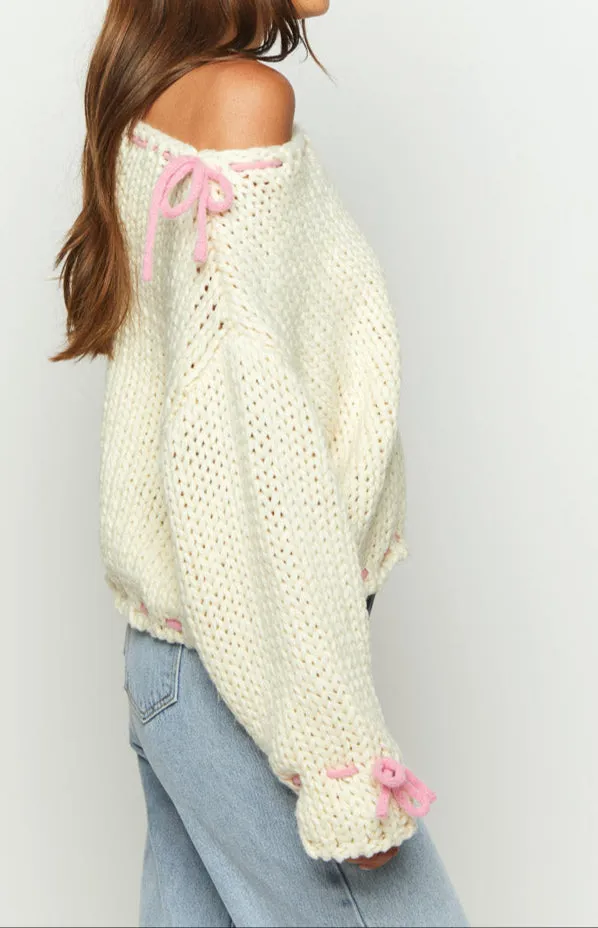 Ravenna Cremefarbener Pullover