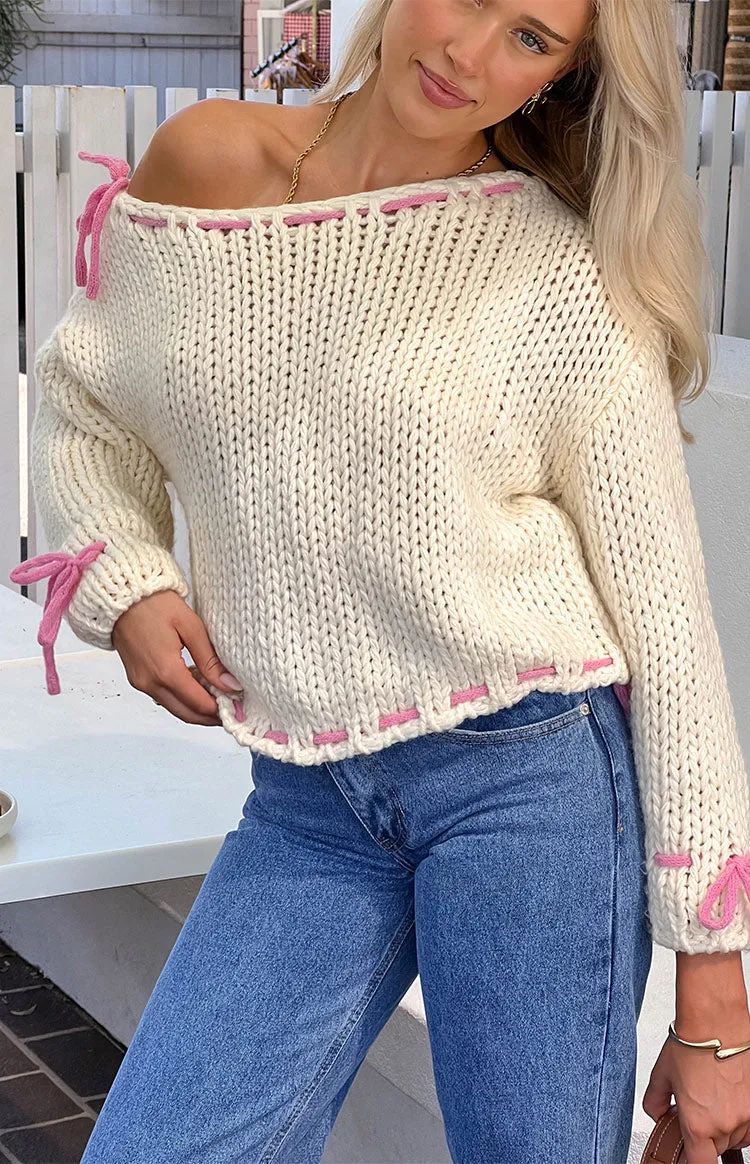 Ravenna Cremefarbener Pullover