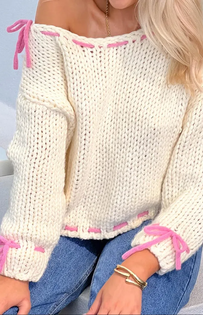 Ravenna Cremefarbener Pullover