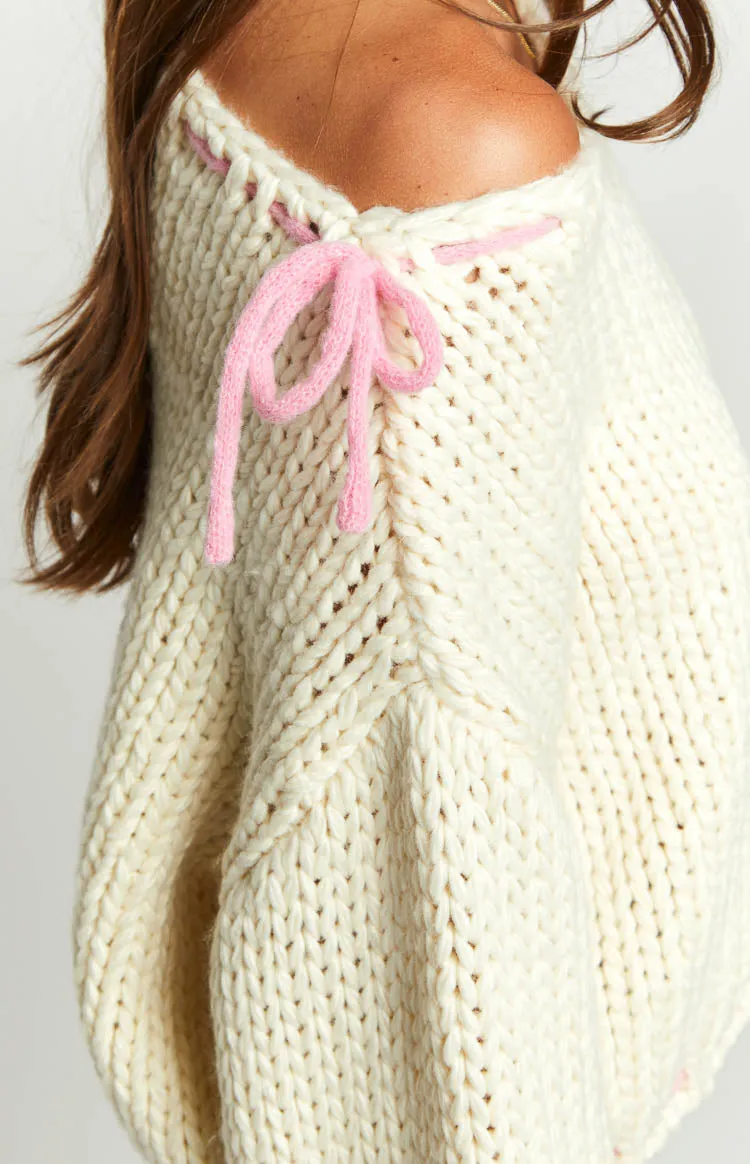 Ravenna Cremefarbener Pullover